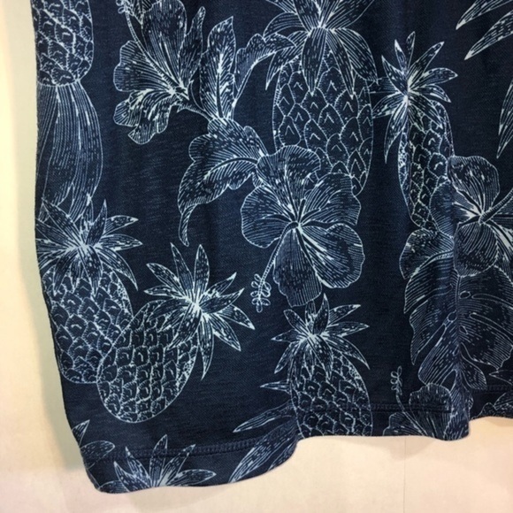 Tasso Elba Island Pacific Blue Tropical Short Sleeve T Shirt Size Large - Picture 7 of 11